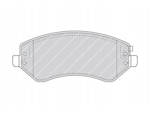 Klocek Hamulcowy Kpl. Klocek Hamulcowy Kpl. Przód , Pasuje Do: Chrysle