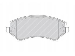 Klocek Hamulcowy Kpl. Klocek Hamulcowy Kpl. Przód , Pasuje Do: Chrysle