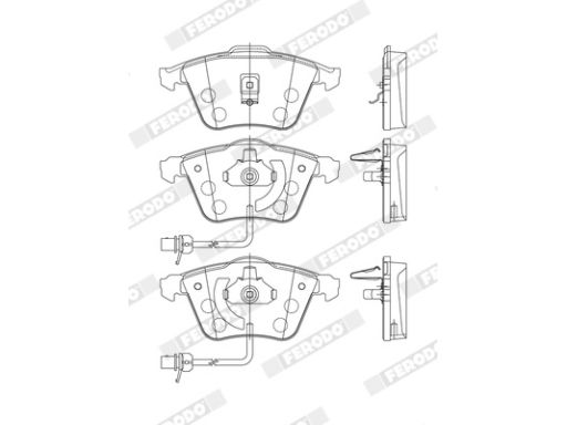Klocek Hamulcowy Kpl. Klocek Hamulcowy Kpl. Przód (Z Zamkiem), Pasuje