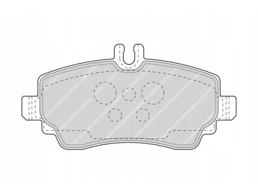 Klocek Hamulcowy Kpl. Klocek Hamulcowy Kpl. Przód , Pasuje Do: Mercede