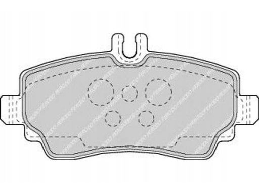Klocek Hamulcowy Kpl. Klocek Hamulcowy Kpl. Przód , Pasuje Do: Mercede