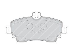 Klocek Hamulcowy Kpl. Klocek Hamulcowy Kpl. Przód , Pasuje Do: Mercede