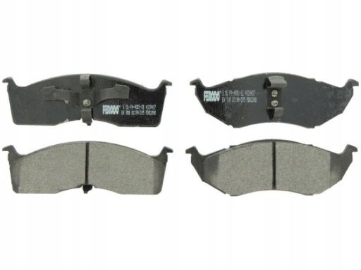 Klocek Hamulcowy Kpl. Klocek Hamulcowy Kpl. Przód (Z Zamkiem), Pasuje