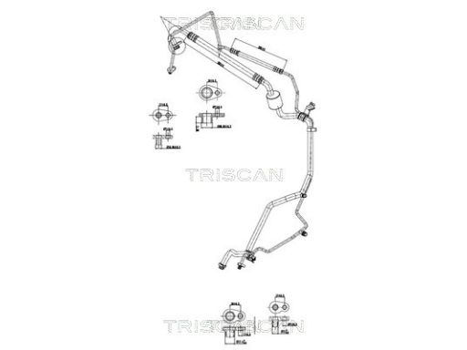 9010 28089 Przewód Klimatyzacji Citroen C2, C3, C3 Triscan