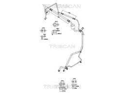 9010 28089 Przewód Klimatyzacji Citroen C2, C3, C3 Triscan