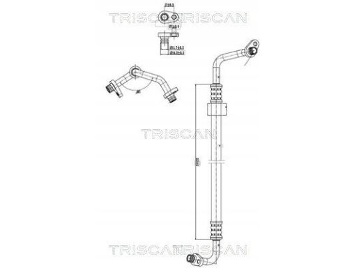 9010 28006 Przewód Klimatyzacji Citroen C4 Ii 1.6 H Triscan