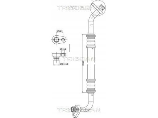 9010 28002 Przewód Klimatyzacji Citroen Berlingo 1. Triscan