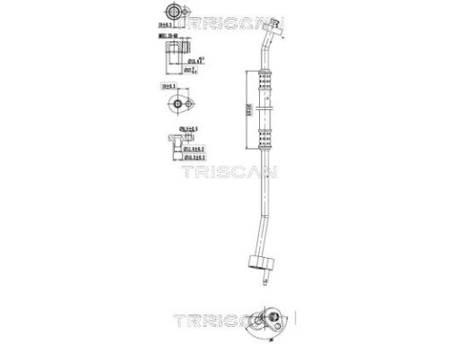 9010 16005 Przewód Klimatyzacji Ford Focus Iii, C-M Triscan