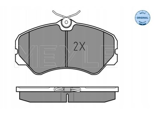 025 212 0519/W Klocek Hamulcowy Kpl. Przód , Pasuje Do: Citroen C25, F