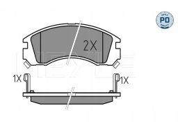 025 213 6315/Pd Klocek Hamulcowy Kpl. Przód , Pasuje Do: Citroen