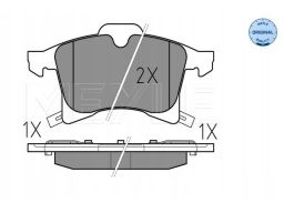 025 283 3219/W Klocek Hamulcowy Kpl. Przód , Pasuje Do: Opel Adam, Ast