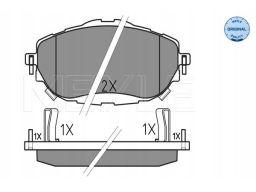025 256 9819 Klocek Hamulcowy Kpl. Przód , Pasuje Do: Toyota Auris,