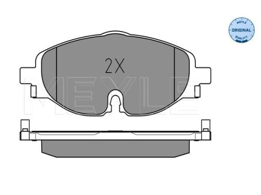025 256 8320 Klocek Hamulcowy Kpl. Przód , Pasuje Do: Audi A1, A1 City
