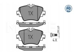 025 256 1718/Pd Klocek Hamulcowy Kpl. Przód , Pasuje Do: Bmw 1 (F40),
