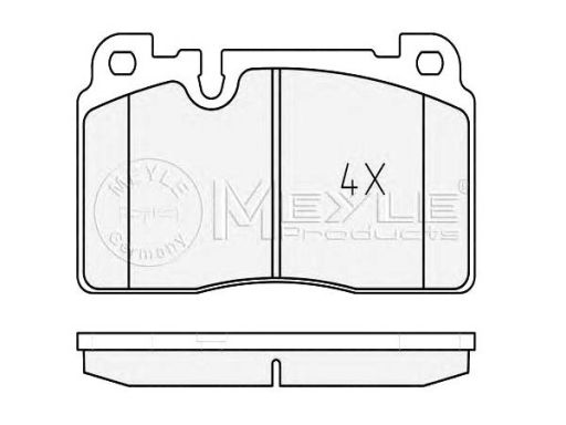 025 256 4316 Klocek Hamulcowy Kpl. Przód , Pasuje Do: Audi A6 C7, A7,