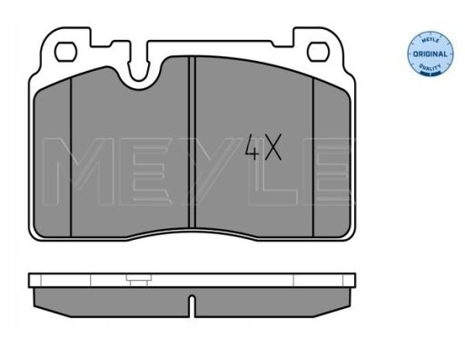 025 256 4316 Klocek Hamulcowy Kpl. Przód , Pasuje Do: Audi A6 C7, A7,