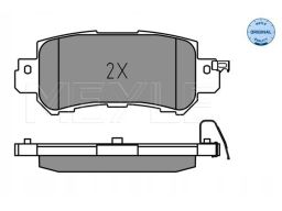 025 255 4014 Klocek Hamulcowy Kpl. Tył (Z Podkładką Wytłumiającą), Pas