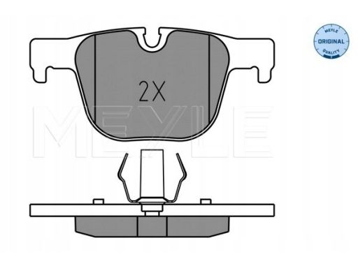 025 255 1417 Klocek Hamulcowy Kpl. Tył , Pasuje Do: Bmw 3 (F30, F80),