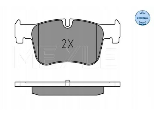 025 255 0618 Klocek Hamulcowy Kpl. Przód (Z Podkładką Wytłumiającą),