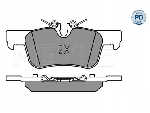 025 253 3116/Pd Klocek Hamulcowy Kpl. Tył , Pasuje Do: Bmw 1 (F40), 2