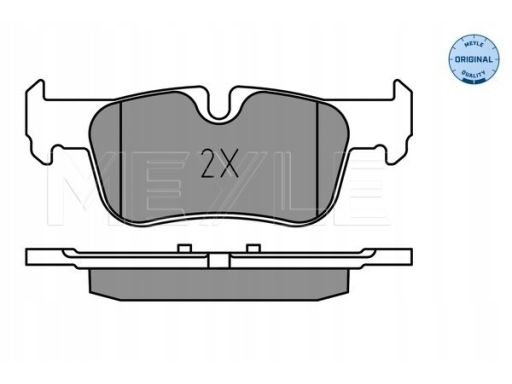 025 253 3116 Klocek Hamulcowy Kpl. Tył , Pasuje Do: Bmw 1 (F40), 2 (F4