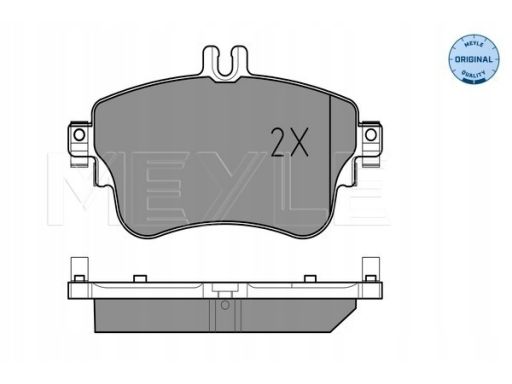 025 253 2619 Klocek Hamulcowy Kpl. Przód , Pasuje Do: Mercedes A (W176