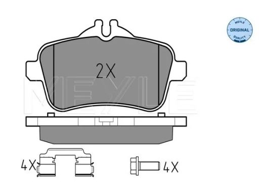 025 252 1518 Klocek Hamulcowy Kpl. Tył , Pasuje Do: Mercedes Gl (X166)