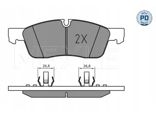 025 251 9219/Pd Klocek Hamulcowy Kpl. Przód (Z Podkładką Wytłumiającą)