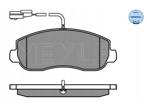 025 251 4718/W Klocek Hamulcowy Kpl. Przód (Z Podkładką Wytłumiającą),