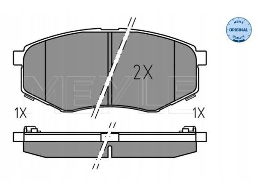 025 251 8718 Klocek Hamulcowy Kpl. Przód (Z Podkładką Wytłumiającą),