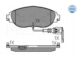 025 251 1720/W Klocek Hamulcowy Kpl. Przód (Z Podkładką Wytłumiającą),