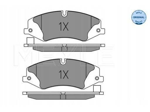 025 250 2119 Klocek Hamulcowy Kpl. Przód (Z Podkładką Wytłumiającą),