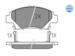 025 249 7915/W Klocek Hamulcowy Kpl. Przód , Pasuje Do: Honda Cr-Z,
