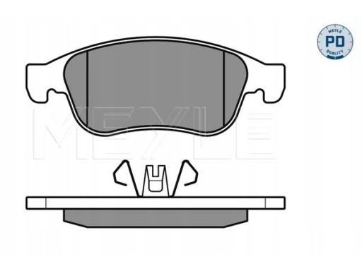 025 249 1418/Pd Klocek Hamulcowy Kpl. Przód , Pasuje Do: Dacia Dokker,