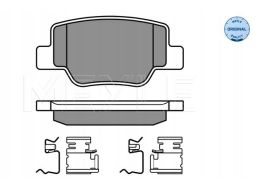 025 249 2616/W Klocek Hamulcowy Kpl. Tył (Z Podkładką Wytłumiającą),
