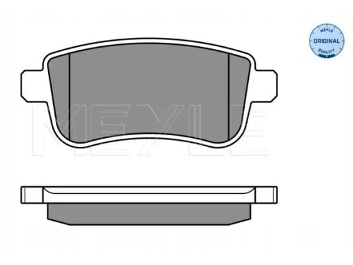 025 248 2015 Klocek Hamulcowy Kpl. Tył (Z Podkładką Wytłumiającą), Pas
