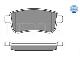 025 248 2015 Klocek Hamulcowy Kpl. Tył (Z Podkładką Wytłumiającą), Pas