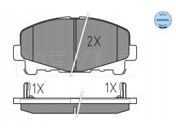 025 247 6616 Klocek Hamulcowy Kpl. Przód , Pasuje Do: Honda Accord Vii