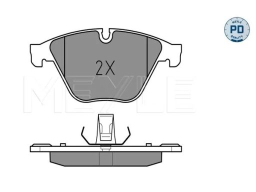 025 246 8820/Pd Klocek Hamulcowy Kpl. Przód , Pasuje Do: Bmw 5 (F10),