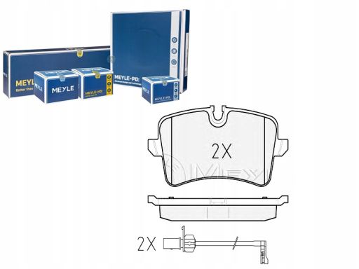 025 246 0617/W Klocek Hamulcowy Kpl. Tył (Z Podkładką Wytłumiającą),