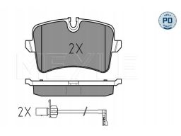 025 246 0617/Pd Klocek Hamulcowy Kpl. Tył , Pasuje Do: Audi A4 Allroad