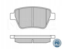 025 245 6317/Pd Klocek Hamulcowy Kpl. Tył , Pasuje Do: Audi A1, A3, Se