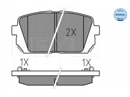 025 244 9116/W Klocek Hamulcowy Kpl. Tył , Pasuje Do: Kia Carens Iii