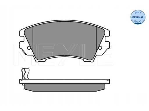 025 244 1219/W Klocek Hamulcowy Kpl. Przód , Pasuje Do: Chevrolet Cama