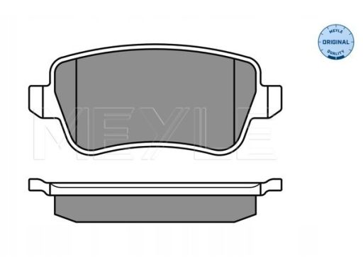 025 243 4817 Klocek Hamulcowy Kpl. Tył , Pasuje Do: Fiat Croma 1.8-2.4