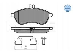 025 243 0620/K2 Klocek Hamulcowy Kpl. Przód , Pasuje Do: Mercedes C