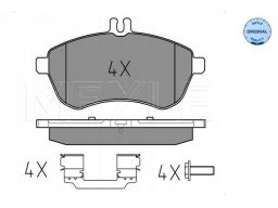 025 243 0620/K1 Klocek Hamulcowy Kpl. Przód , Pasuje Do: Mercedes C