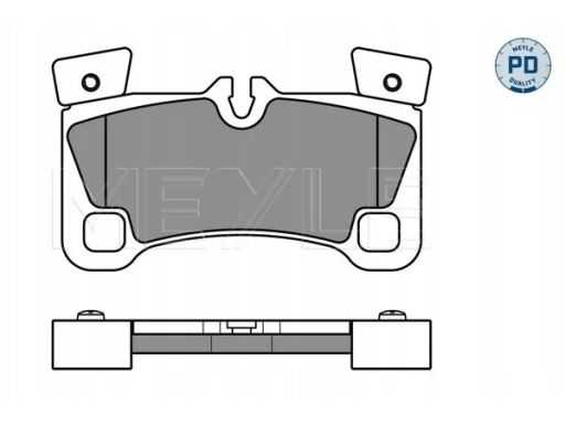 025 242 9616/Pd Klocek Hamulcowy Kpl. Tył , Pasuje Do: Audi Q7, Porsch