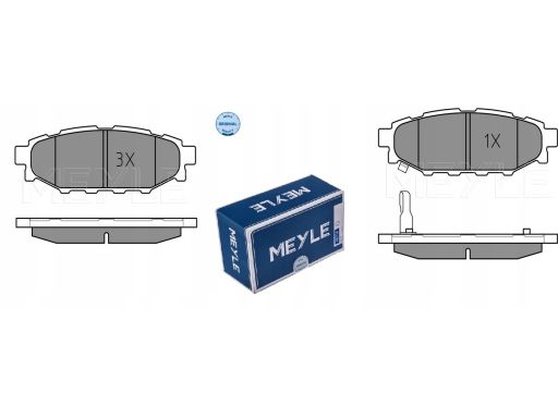 025 242 7114/W Klocek Hamulcowy Kpl. Tył , Pasuje Do: Porsche 911, Sub