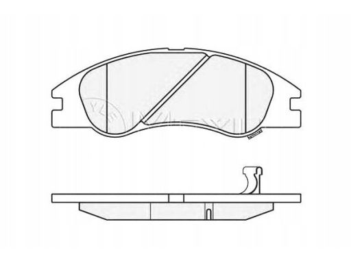025 242 1817/W Klocek Hamulcowy Kpl. Przód , Pasuje Do: Kia Cerato I